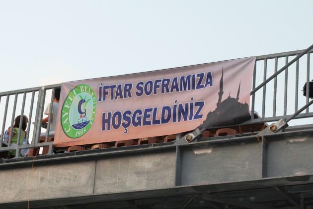 Karadeniz sahil yolunda iftar keyfi