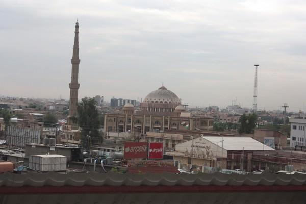 Erbil Kalesi'nin diğer kapısında bu manzara var... 