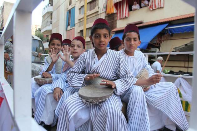 Beyrut sokaklarında 'Ramazan Alayı'