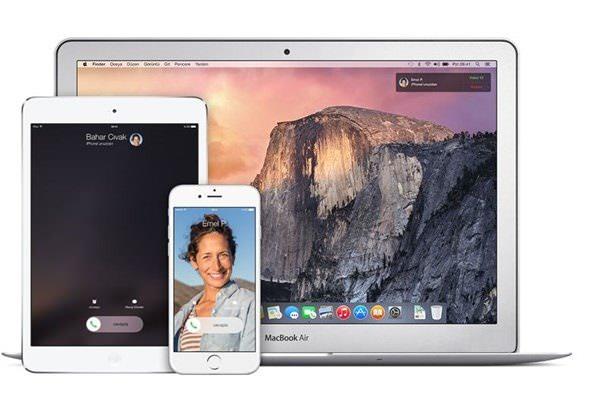 <p><strong>iOS 8 ve OS X Yosemite</strong><br />
Handoff adı verilen özellik sayesinde bir e-postayı iPhone'da yazmaya başlayıp Mac'de kaldığınız yerden devam edebiliyorsunuz. İsterseniz Mac'inizde ziyaret ettiğiniz bir sayfayı, iPad'inizde incelemeye devam edebilirsiniz. Aygıtlarınızı ortak bir iCloud hesabına bağladığınızda tüm bunlar otomatik olarak gerçekleşir. Handoff özelliğini Mail, Safari, Pages, Numbers, Keynote, Harita, Mesajlar, Anımsatıcılar, Takvim ve Kişiler gibi uygulamalarla kullanabilirsiniz.</p>
