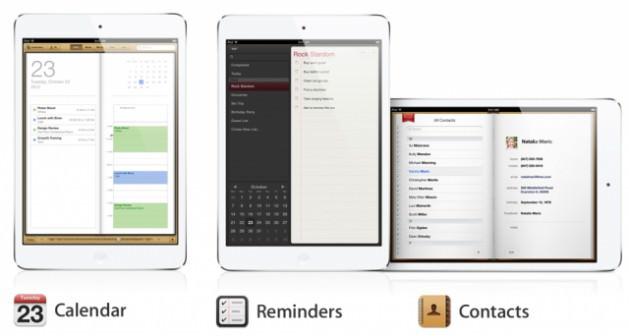 iPad Mini Calendar Reminder Contacts