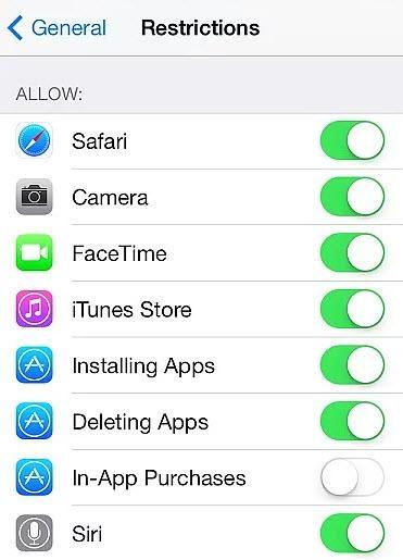 <p>Ayarlar>Genel>Kısıtlamalar yolunu takip ederek uygulama içi satın almaları kapatabilirsiniz. Özellikle telefonlarını çocuklarıyla paylaşan ebeveynler için unutulmaması gereken bir özellik...</p>
