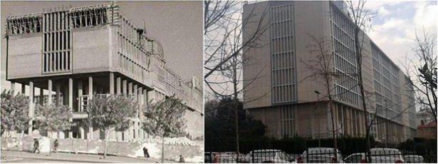 <p>İBB Binası yapıldığı 1950'li yıllar ve günümüz</p>

<p> </p>
