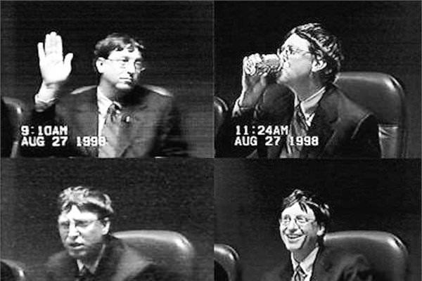 <p><strong>Mahkemelik oldu</strong></p>

<p>Yıl 1998'e geldiğinde, Gates Microsoft'un yazılım tekeli oluşturduğu gerekçesiyle hakkında açılan davadan dolayı mahkemelik oldu. </p>
