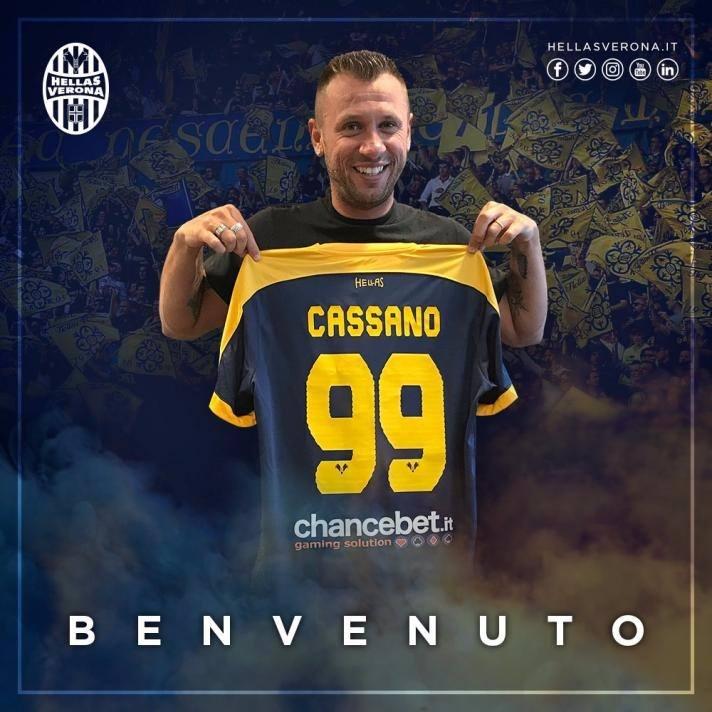 <p>Antonio Cassano</p>
<p>Sampdoria'dan Verona'ya</p>