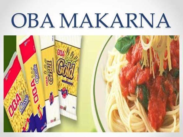 <p>Oba Makarnacılık Sanayi<br />
<br />
2015 sırası: 83<br />
<br />
2014 sırası: 86<br />
<br />
Şehir: Gaziantep<br />
<br />
Cirosu: 562.589.605 </p>
