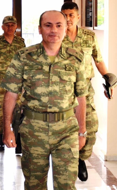 <p>Erzincan 59. Topçu Eğitim Tugayı Komutanı Tuğgeneral Yüksel Gönültaş</p>
