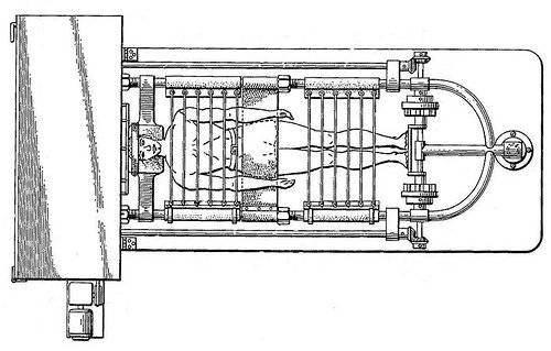 <p><strong>Taşınabilir güneşlendirici - 1</strong><br />
<br />
1954'de patenti alınan bu taşınabilir güneşlendirici oldukça ilginç. Güneşlenirken kendinizi bu alete sabitledikten sonra ayaklarınızla pedalları çevirerek sırtınızı otomatik olarak dönebiliyorsunuz. Ancak tek sorun güneşlendikten sonra vücudunuzda aletin çizgilerinin gözükmesi.</p>
