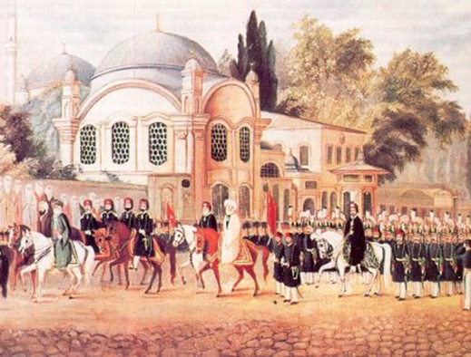 <p>Bayramın son günü Padişah, sarayda cirit oyunu izlerdi.</p>