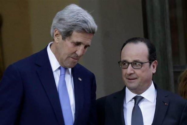 <p>Kerry, Paris&rsquo;te Cumhurbaşkanı Fran&ccedil;ois Hollande ve &uuml;st d&uuml;zey yetkililerle g&ouml;r&uuml;şerek, &ldquo;ABD&rsquo;nin Fransa ile dayanışma halinde olduğunu g&ouml;stermeye geldiğini&rdquo; belirtti.</p>

<p>&nbsp;</p>
