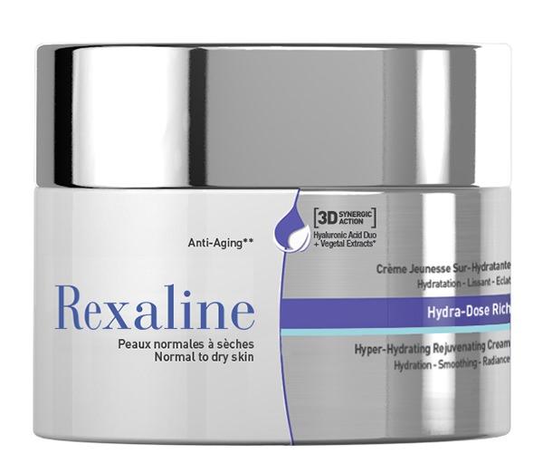 <p><strong>Rexaline Hydra-Dose-Hyper-Hydrating Rejuvenating Cream (Hiper nemlendirici gençleştirici krem), 336 TL</strong></p>

<p>Yaşlanmaya sebep olan ve ciltteki fark edilmeyen su kaybına karşı savaşan özel formül içeriyor. </p>
