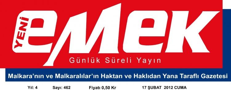 <p> Yeni Emek Gazetesi,</p>
