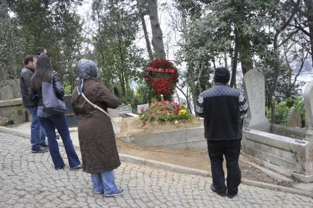 <p>Akciğer kanseri nedeniyle geçtiğimiz cuma günü vefat eden <a href="http://www.haber7.com/etiket/kayahan" target="_blank">Kayahan</a>’ın ve Kanlıca Mezarlığı’ndaki kabri, hayranlarının akınına uğradı.</p>
