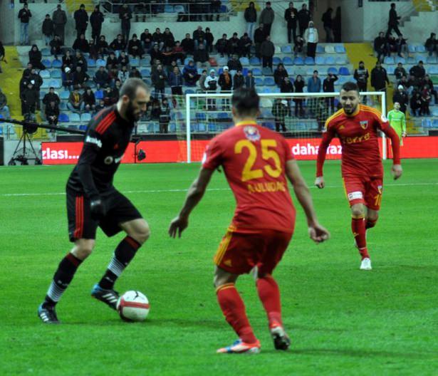 <p>Ziraat Türkiye Kupası son 16 turunda Kayserispor, sahasında Beşiktaş'ı 1-0 yenerek çeyrek finale yükseldi.</p>