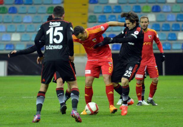 <p>Ziraat Türkiye Kupası son 16 turunda Kayserispor, sahasında Beşiktaş'ı 1-0 yenerek çeyrek finale yükseldi.</p>