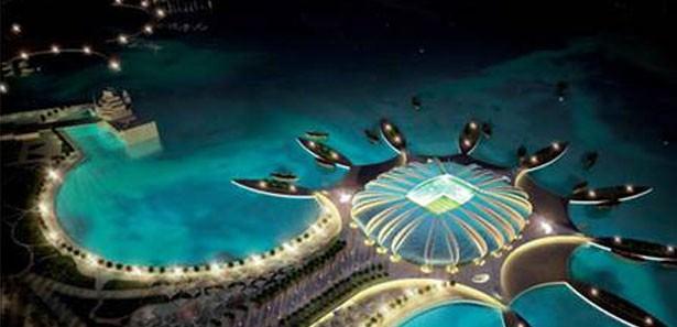 Her türlü teknolojik donanıma sahip olan statlar birer sanat eseri gibi adeta... (Doha Port Stadyumu)