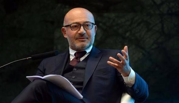 <p> DOĞUŞ HOLDİNG VE GARANTİ BANKASI YÖNETİM KURULU BAŞKANI FERİT ŞAHENK </p>