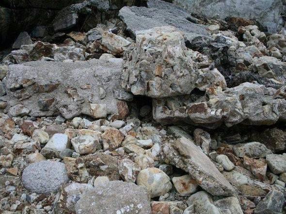 <p>Kayalıkların arasında onu seçebilmek epey güç!</p>
<p> </p>