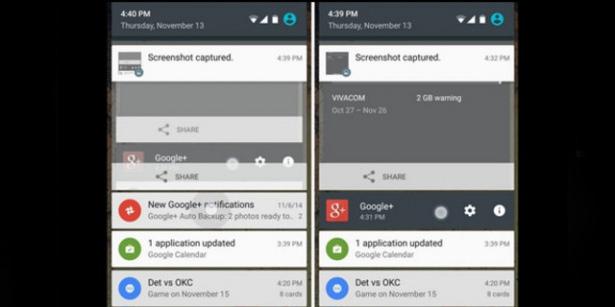 <p><strong>1. Stop notification spam </strong></p>

<p>Android yazılımlar her ne kadar sosyal medyayı oldukça etkili kullanan kullanıcı çoğunluğuna sahip olsa da, kullanıcıların artık bazı bildirimlerden bıktığının farkında ve bunun için bir şeyler yapıyor. Google, Android güncellemesinin bu sürümünde istenmeyen bildirimleri tamamen susturabilecek bir özellik bulunduruyor.</p>

