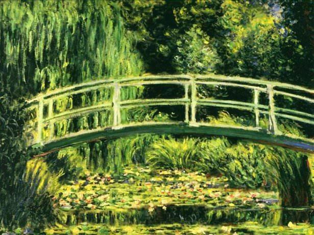 <p><strong>Monet - Nimphee (1926)</strong></p>

<p>Fransız izlenimci yazar tarafından yapılmıştır. Bir Japon bahçesi ve köprü resmedilmiştir.</p>
