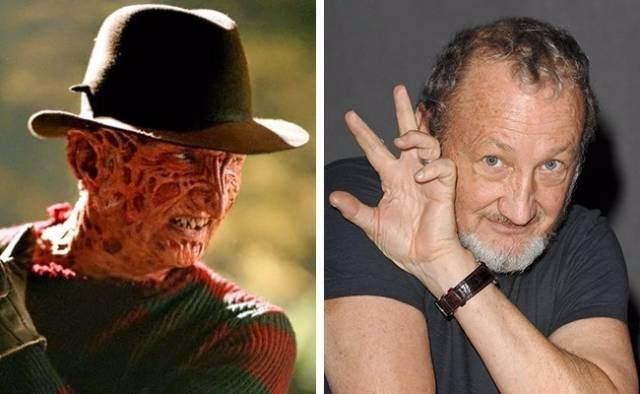 <p>Freddy Krueger — Robert Englund</p>

<p>A Nightmare on Elm Street, 1984</p>
