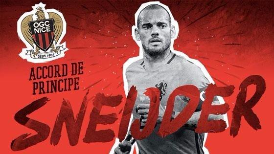 <p>Wesley Sneijder</p>

<p>Galatasaray'dan Nice'e</p>
