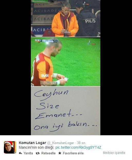 <p>Galatasaray'ın Mancini ile yollarını ayırmasının ardından sosyal medya yıkıldı.</p>
