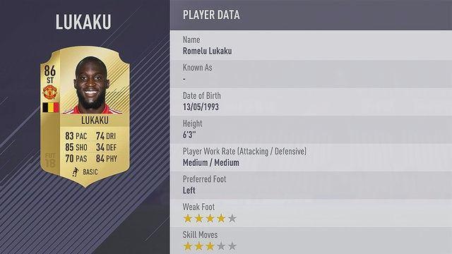 <p>48. ROMELU LUKAKU | MANCHESTER UNITED&nbsp;</p>

<ul>
</ul>
