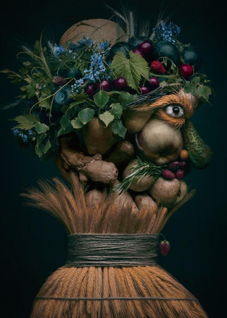<p>Polonyalı sanatçı<strong> Anna Tokarska, </strong>çoğunlukla meyve ve sebzelerden oluşan gerçek görünümlü portreler yapıyor. </p>
