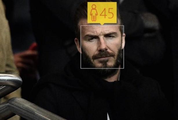 <p>David Beckham 40 yaşında, ancak how-old.net'e göre 45 yaşında gösteriyor.</p>

<p> </p>
