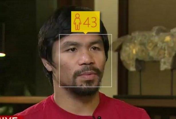 <p>Mayweather'ın rakibi boksör Manny Pacquaio 36 yaşında ancak how-old.net'e 43 yaşında gösteriyor.</p>

<p> </p>
