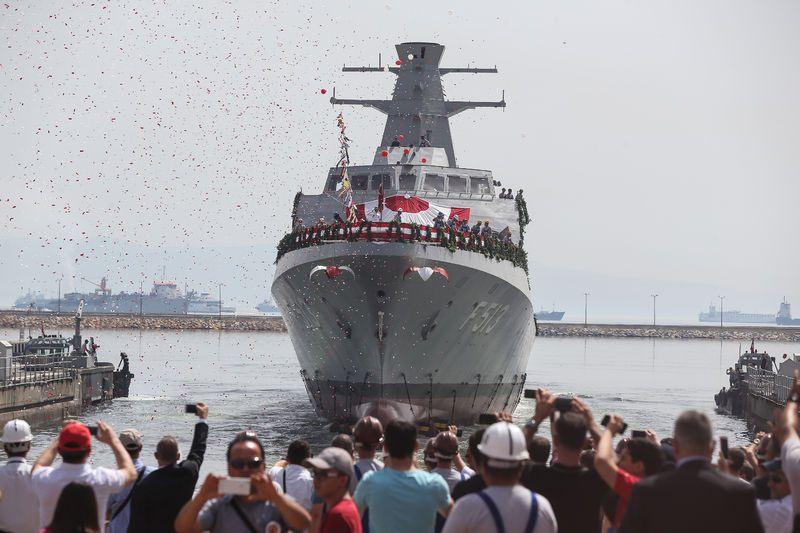 <p>Son olarak Cumartesi günü Cumhurbaşkanı Erdoğan ile Başbakan Binali Yıldırım'ın da katıldığı törenle Burgazada Korveti denize indirildi.</p>