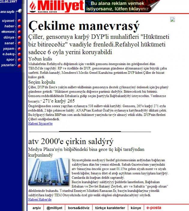 <p>Milliyet (1997)</p>