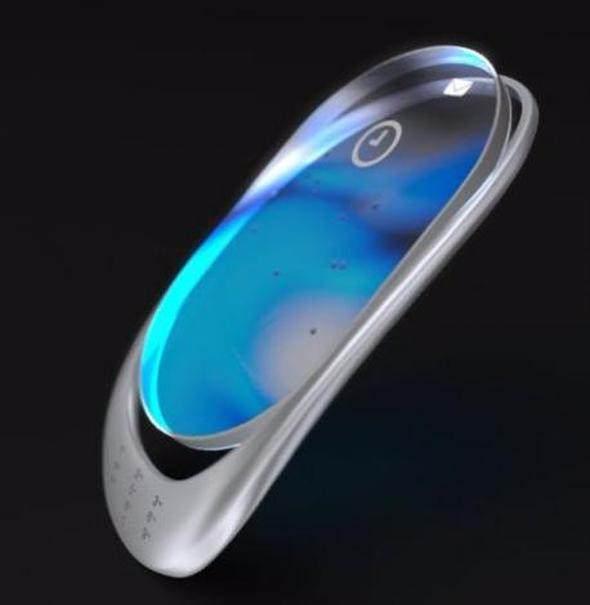 <p>Telefonun şekli ise Apple'ın henüz piyasaya sürdüğü popüler "Magic Mouse"una oldukça benzer nitelikte...</p>
