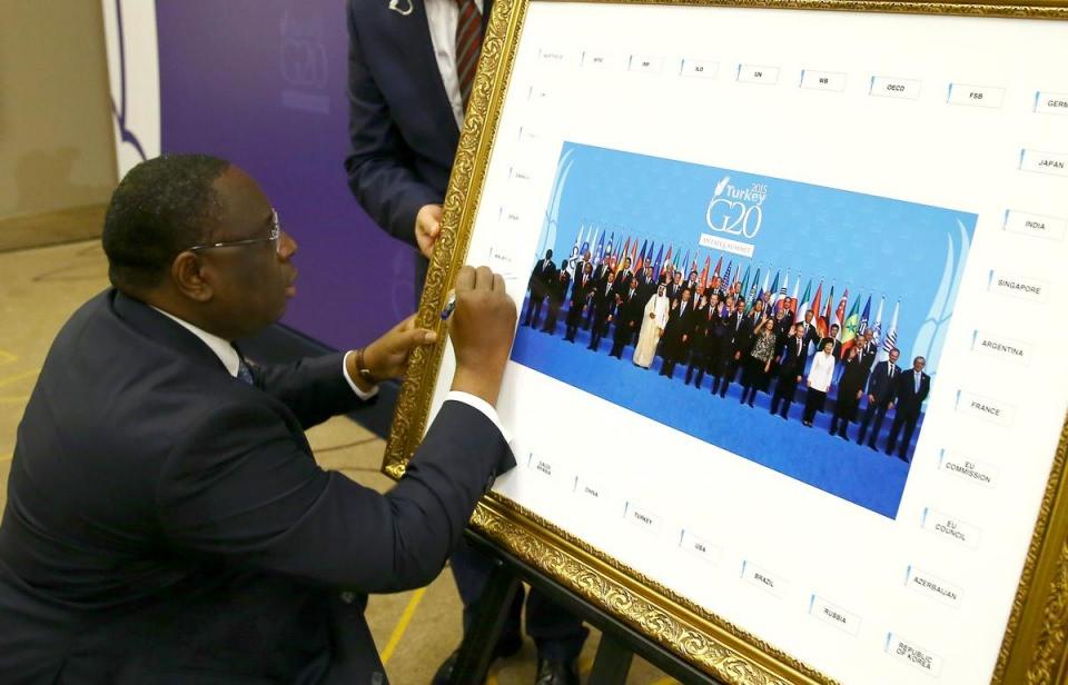 <p>Senegal Cumhurbaşkanı Macky Sall</p>