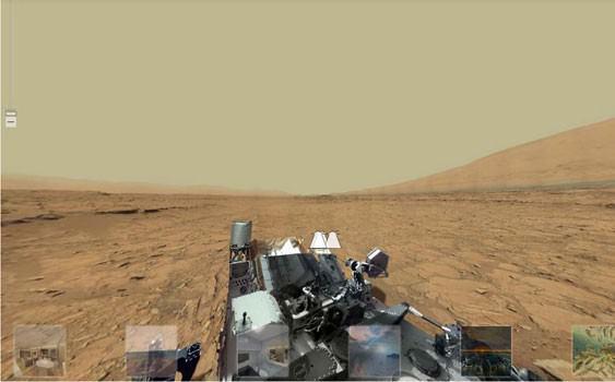 Fotoğrafçı Andres Bodrov tarafından 2 kamera kullanılarak elde edilen görüntülerde sadece bir tıkla Mars'taki yüzey görüntülerini izleyebilmek mümkün hale geldi.   