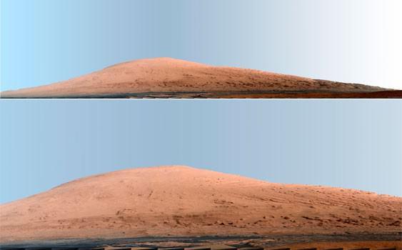  NASA Mars'ta yer alan Curiosity robotunun kameraları tarafından çekilen 4 milyon piksel etkileşimli ve 360 derece panoramik görüntüler izleyenlerde tıpkı Mars'taymış hissi uyanmasına neden oluyor.