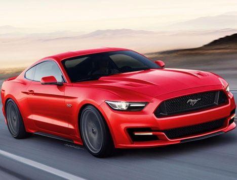 <p>2015 model Ford Mustang</p>
