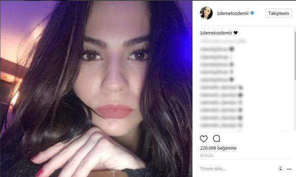 <p>Demet Özdemir 220.066 beğeni aldı.</p>