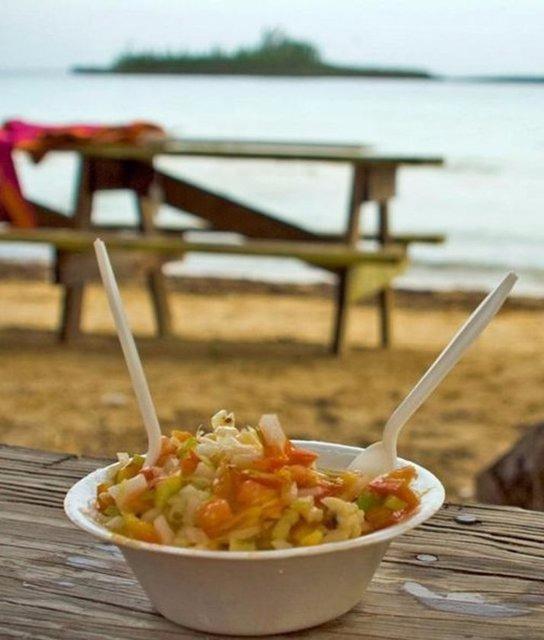 <p>Bahama usulü salata (Bahamalar)</p>