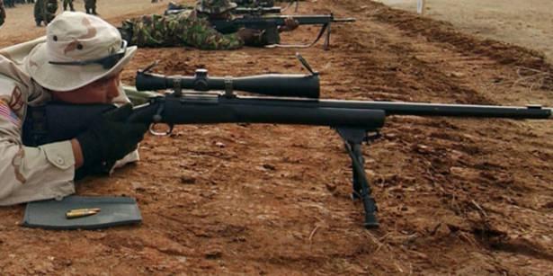 <p>M24</p>

<p>Tipi: Kurmalı tüfek</p>

<p>Ülkesi: ABD<br />
<br />
Kalibre: 7.62x51mm NATO<br />
<br />
Uzunluğu: 1092mm</p>

<p>Ağırlığı (Boş): 5.49 kg<br />
<br />
Menzili: 800 metre</p>

