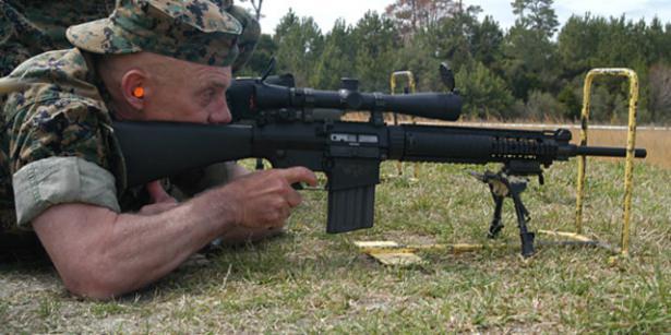 <p>SR25</p>

<p>Tipi: Yarı otomatik sniper tüfek <br />
<br />
Ülkesi: ABD<br />
<br />
Kalibre: 7.62x51mm<br />
<br />
Uzunluğu: 1,118 mm<br />
<br />
Ağırlığı: 3.4 kg (Karabina)<br />
<br />
Kullanıldığı savaşlar: Irak Savaşı, Afganistan Savaşı, Doğu Timor Krizi, 2. İntifada</p>
