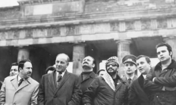 <p>Yaser Arafat, Alman Demokratik Cumhuriyeti'ne (Doğu Almanya) ziyaretinde, 1971.</p>
<p> </p>