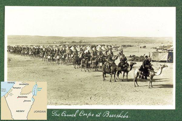 <p>Birusseba'da İngilizlere karşı konuşlanmış "hecinsüvar" birliklerimiz... (1915)</p>
<p> </p>