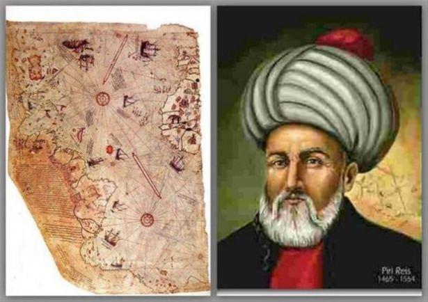 <p>Coğrafya ve harita uzmanı ünlü Türk denizci Piri Reis'in 1513'te çizdiği Afrika, Amerika ve Güney Kutbu'nu gösteren harita, ortaya çıkarıldığı 1929 yılında ortalığı karıştırdı. </p>

<ul>
</ul>
