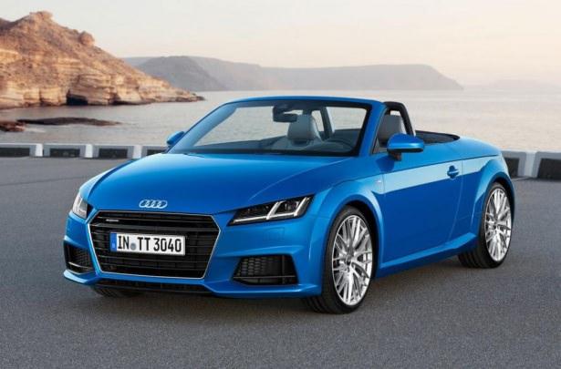 <p><strong>Audi </strong><br />
Audi, fuara gelecek yaz satışa çıkacak yeni Audi TT ve TT S Roadster versiyonuyla bu modelin iki kişilik versiyonuyla katılacak.</p>
