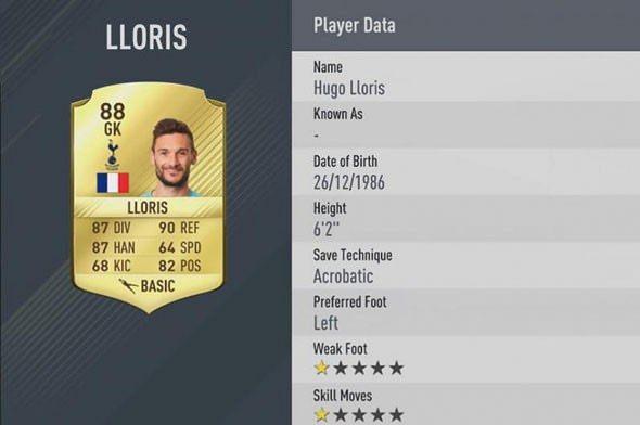 <p>Hugo Lloris - Tottenham</p>
