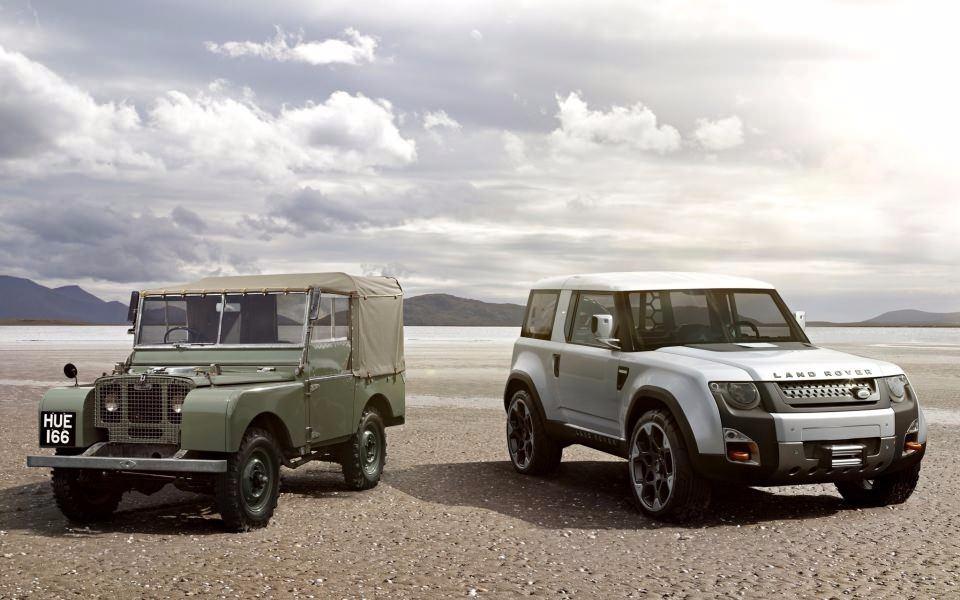 <p>Land Rover Series I vs. DC100</p>

