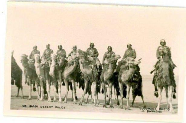 <p>Irak çöl polisleri, 1930, Batı Irak</p>
