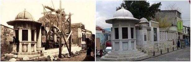 <p>Mimar Sinan'ın Süleymaniye Camii yanındaki mezarı</p>